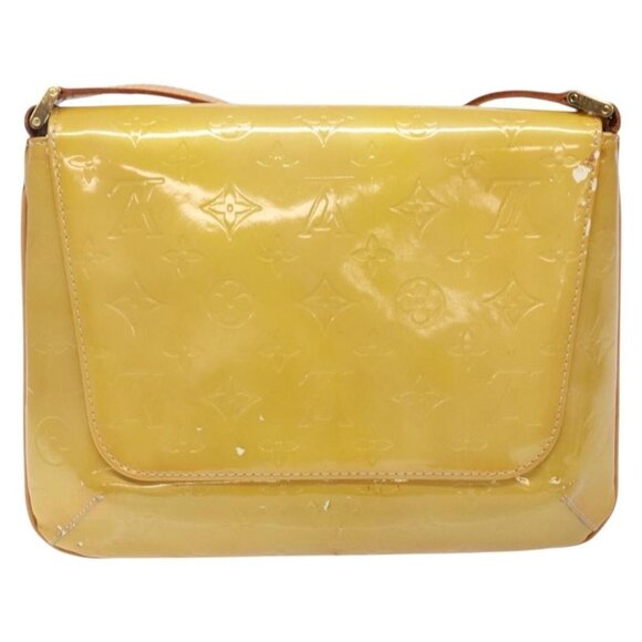 Authentic LOUIS VUITTON Monogram Vernis Thompson Street Bag Beige M91301 LV - Picture 9 of 16